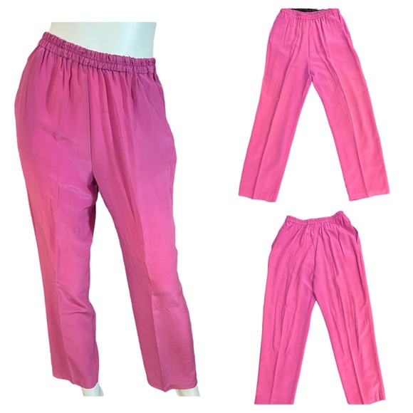 80’s Vintage Color Blocked Silk Tracksuit - Picture 6 of 9